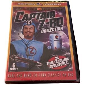 Captain Zero Collection Classic TV Series 6 DVD Set 24 Time Traveling Adventures